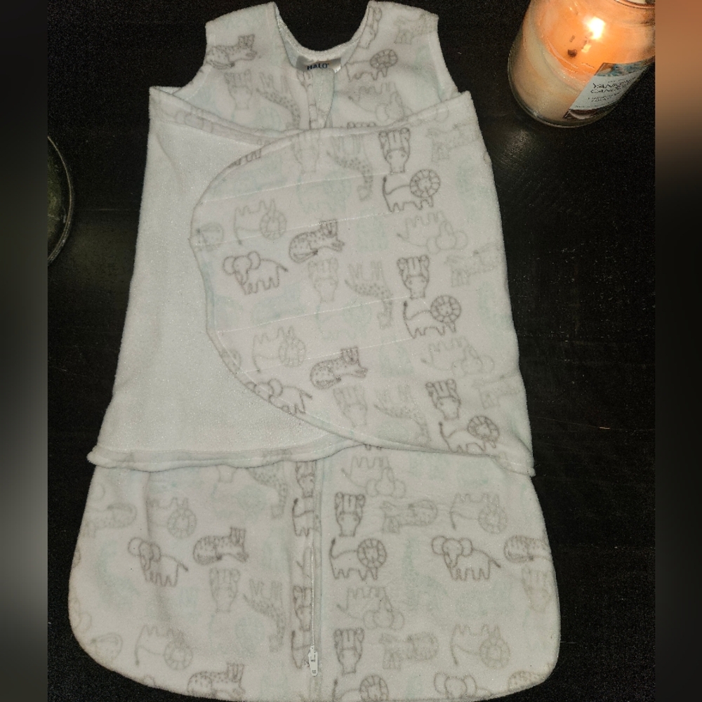 Fleece Halo Sleepsack Swaddle